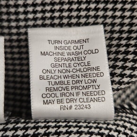 New York & Company Stretch Houndstooth Pencil Skirt Size 8 Office Career Work - Picture 8 of 9